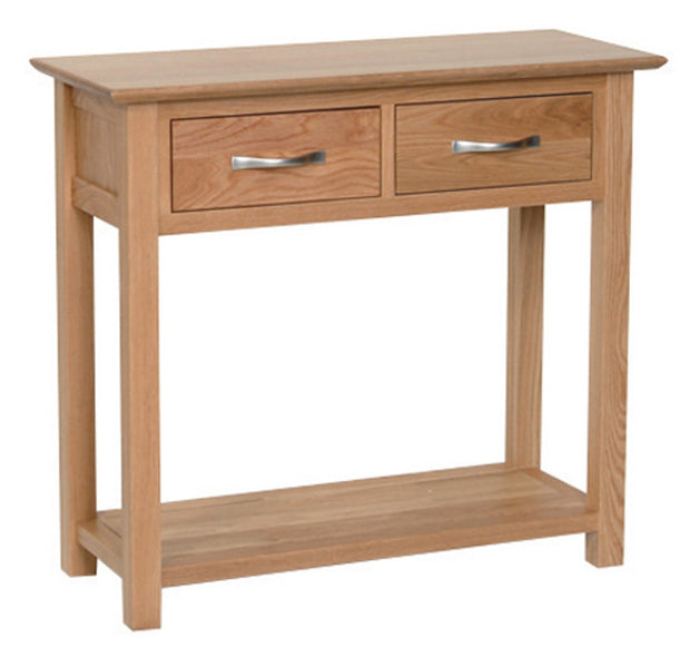 Avalon Oak Console with 2 Drawers
