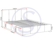 The 'Waverley' Storage Bed Frame