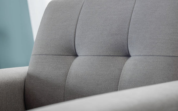 Monza 3 Seater Sofa - Mid-Grey Linen