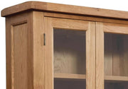 Somersby Oak Display Cabinet