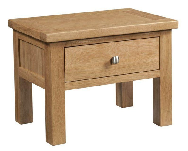 Devon Oak Side Table with Drawer