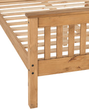 The 'Moderno' Pine High Foot End Bed Frame