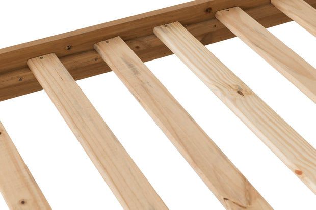 The 'Moderno' Pine High Foot End Bed Frame