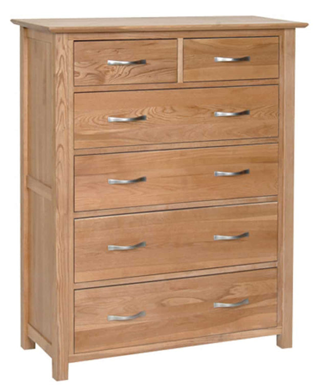 Avalon Oak 4+2 Chest Of Drawers