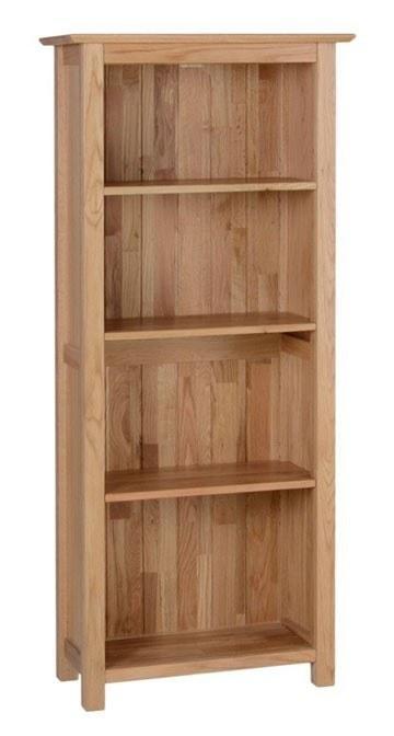 Avalon Oak 5ft Narrow Bookcase