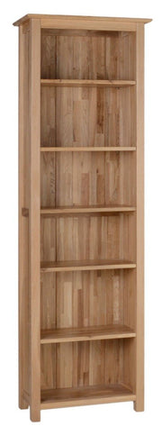 Avalon Oak 6ft Narrow Bookcase