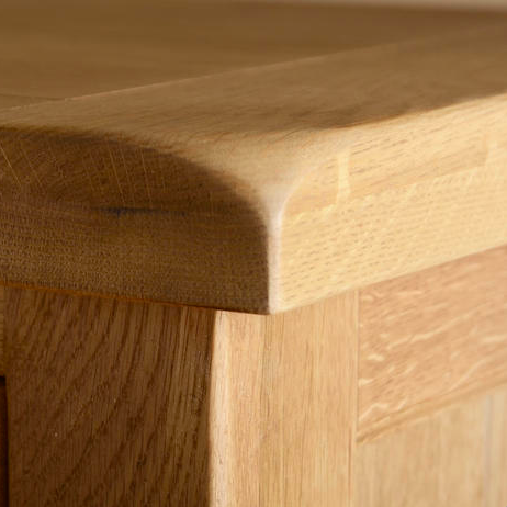 Somersby Oak 3 Drawer Bedside Table