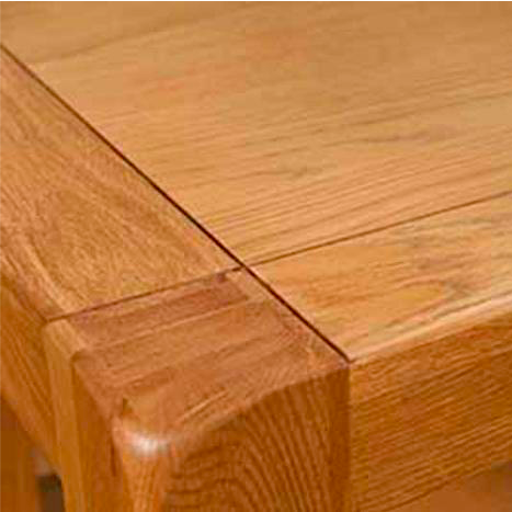 Avon Oak 3 Drawer Bedside Table