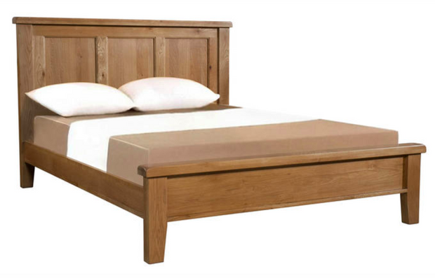 Somersby Oak King Size Low Foot End Bed