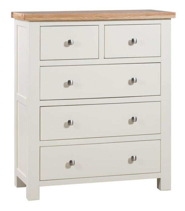Devon Painted Oak Chest Of Drawers 2 + 3