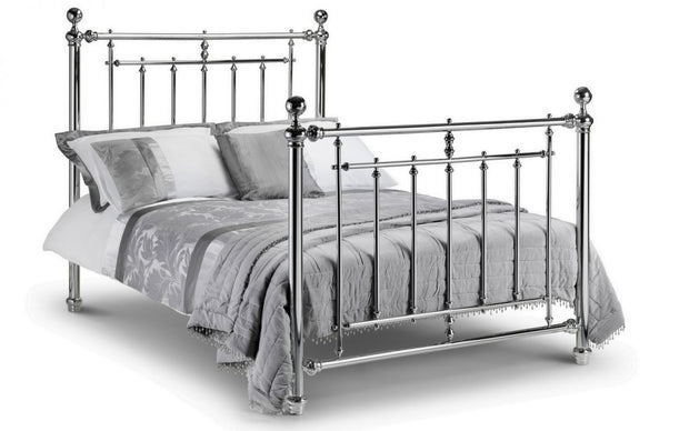 The 'Emerald' Chrome Bed Frame
